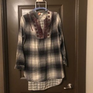 Plaid Tunic Dress
